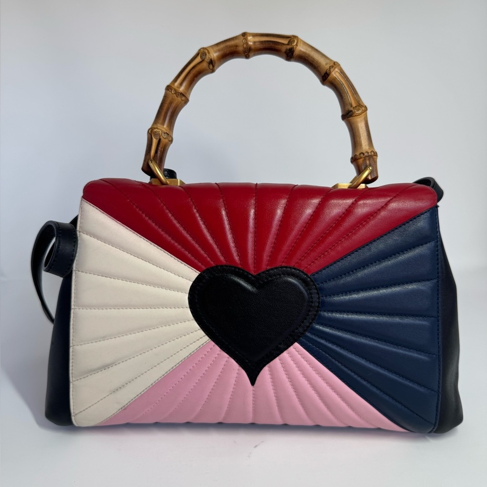 ‼️SOLD‼️Authentic Gucci Queen Margaret Bamboo Top Handle Bag - Picture 2 of 15